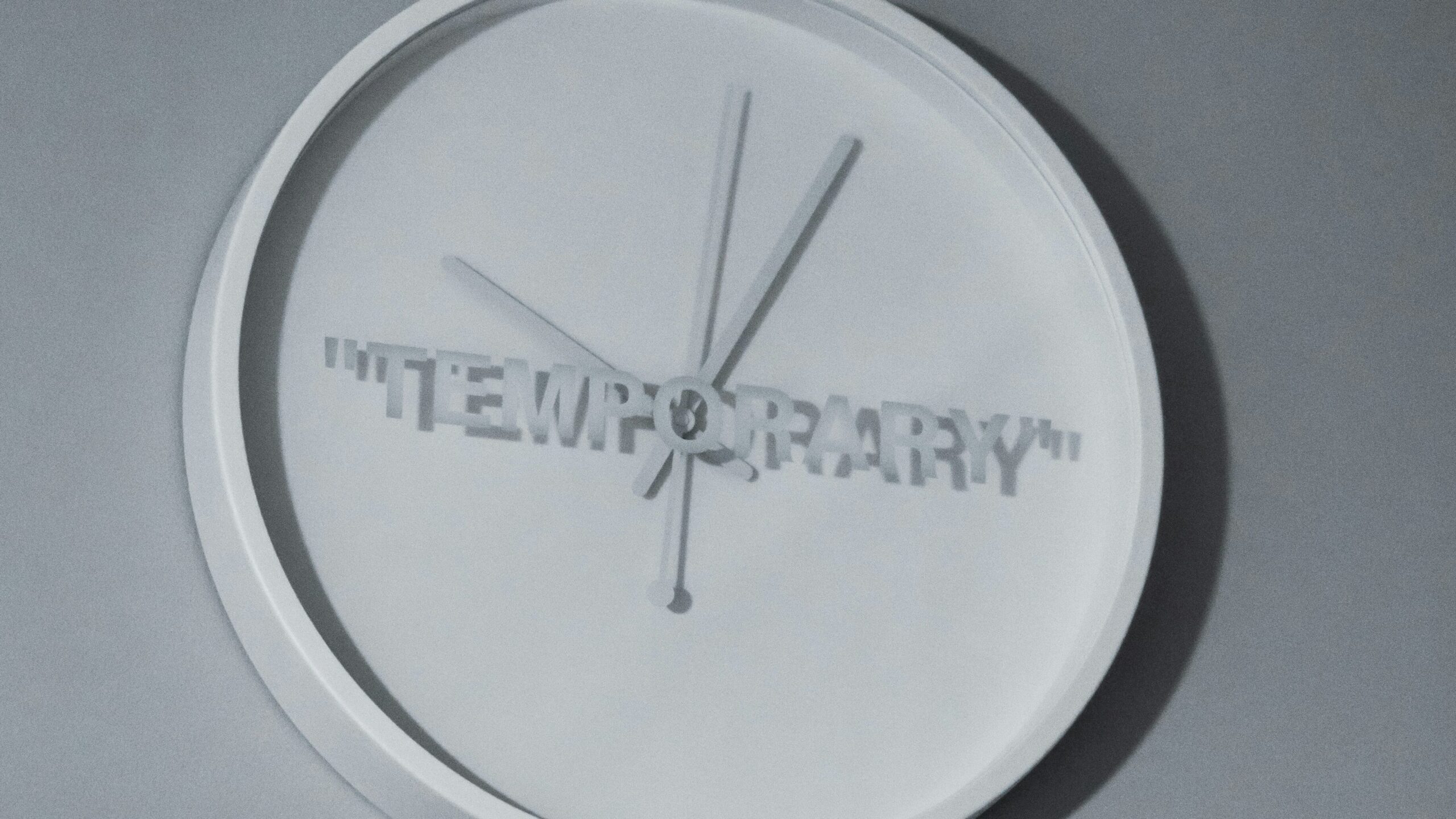 A clock reminding you that this time is only temporary. Teen mental health can be worked through too.